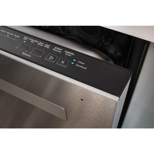 Whirlpool 24-inch Top Control Quiet Dishwasher with 3rd Rack Stainless Steel