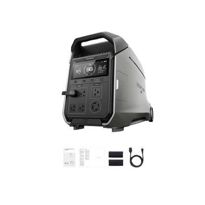 EcoFlow DELTA Pro 3 Portable Power Station | 4096Wh | 4000W | 2600W Solar Input