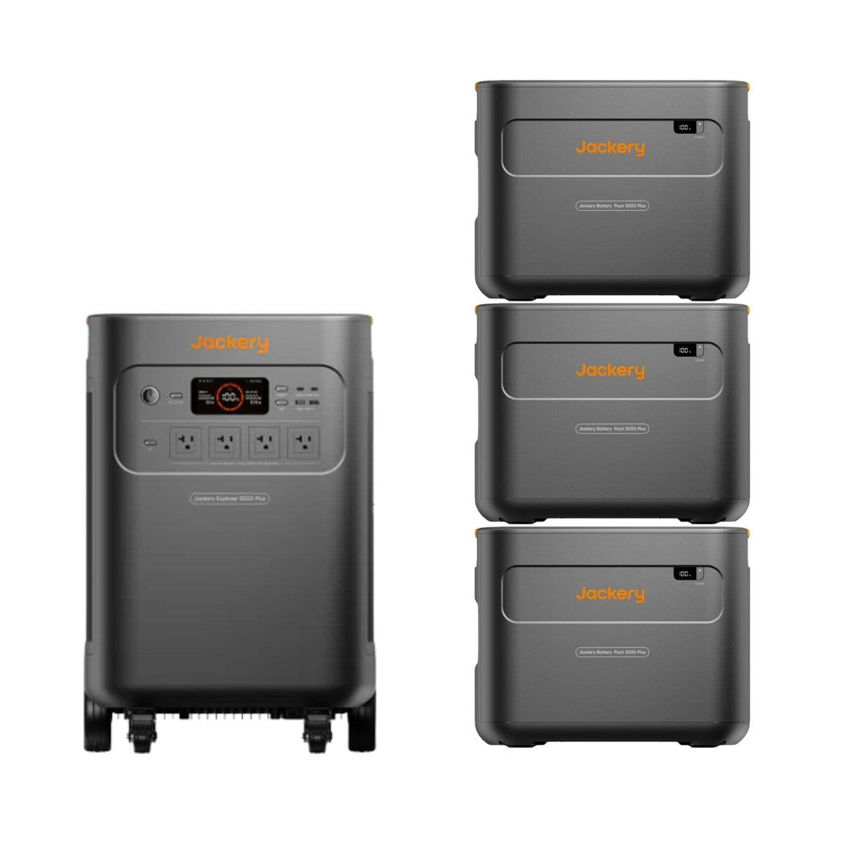Jackery Explorer 5000 Plus Whole-Home Backup | 5040Wh | 7200W | 4000W Solar Input